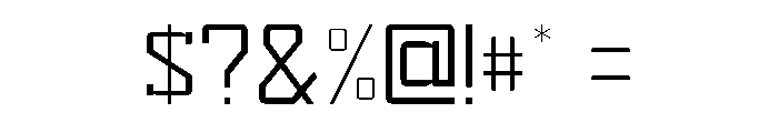 Sport Machine Extra-light Font OTHER CHARS