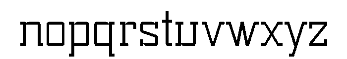 Sport Machine Extra-light Font LOWERCASE