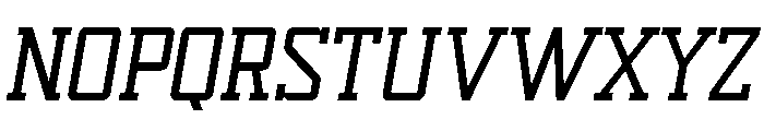 Sport Machine Italic Font UPPERCASE