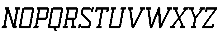 Sport Machine Light Italic Font UPPERCASE
