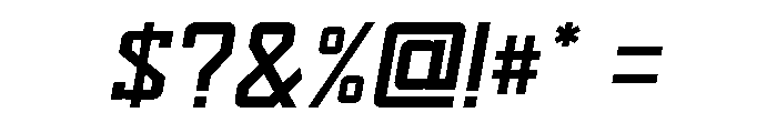 Sport Machine Medium Italic Font OTHER CHARS