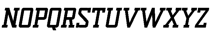 Sport Machine Medium Italic Font UPPERCASE