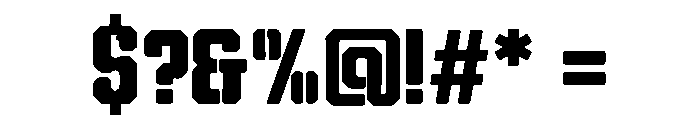 Sportex Font OTHER CHARS