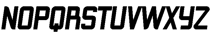 Sportiva Bold Italic Font UPPERCASE