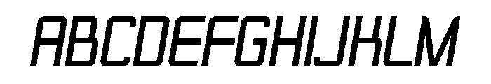 Sportiva Light Italic Font UPPERCASE