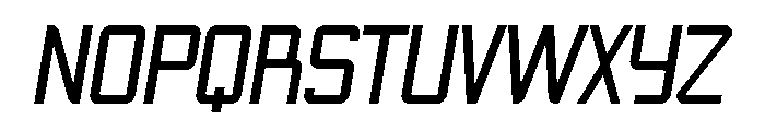 Sportiva Light Italic Font UPPERCASE