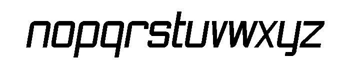 Sportiva Light Italic Font LOWERCASE
