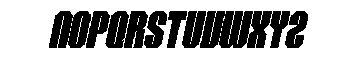 Sportix Italic Font UPPERCASE