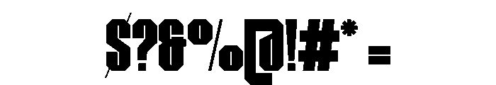 Sportix Regular Font OTHER CHARS