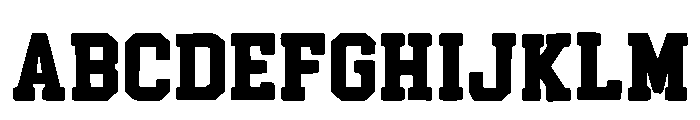 Sports Baseball Regular Font UPPERCASE