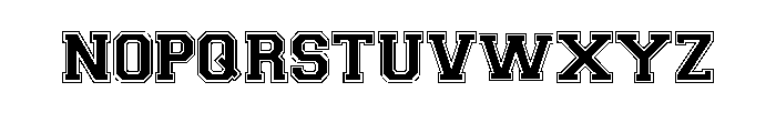 Sports Star font Font LOWERCASE