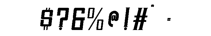 SportzennRegular Font OTHER CHARS