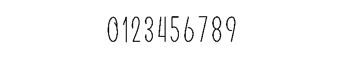 Spots Stencil Font OTHER CHARS
