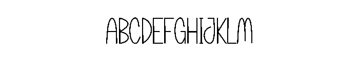 Spots Stencil Font UPPERCASE