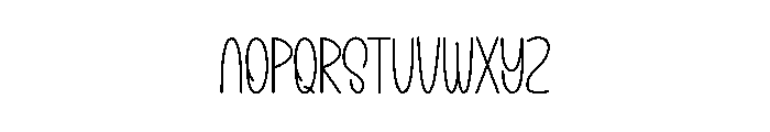 Spots Stencil Font LOWERCASE