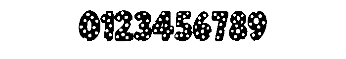 Spotty Dotty By Squeeb  Regular Font OTHER CHARS