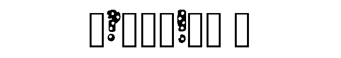 Spotty Dotty By Squeeb  Regular Font OTHER CHARS