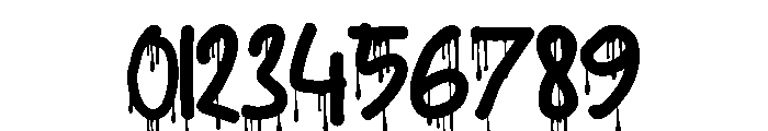 Spray Paint Font OTHER CHARS