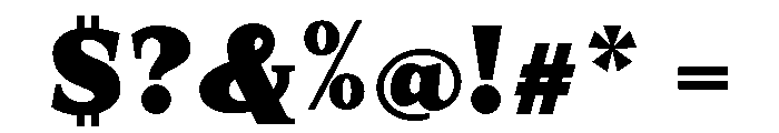 SprayBlock Black Font OTHER CHARS