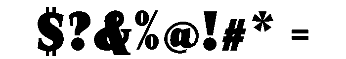 SprayBlock Condensed Black Font OTHER CHARS
