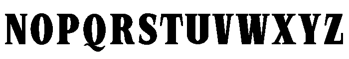 SprayBlock Condensed Bold Font UPPERCASE