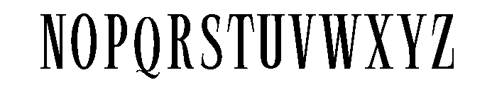 SprayBlock Condensed Light Font UPPERCASE