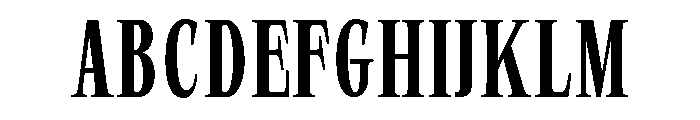 SprayBlock Condensed Font UPPERCASE