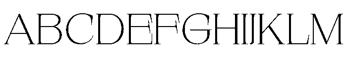 SprayBlock Expanded Extra Light Font UPPERCASE