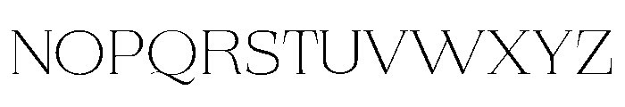 SprayBlock Expanded Extra Light Font UPPERCASE
