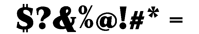 SprayBlock Extra Bold Font OTHER CHARS