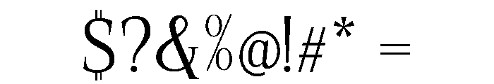 SprayBlock Light Font OTHER CHARS