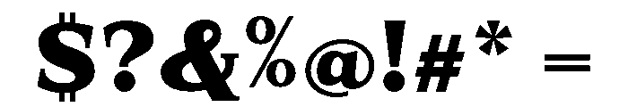 SprayBlock SemExp ExtBd Font OTHER CHARS