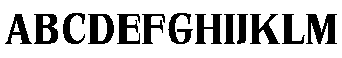 SprayBlock Semi Bold Font UPPERCASE