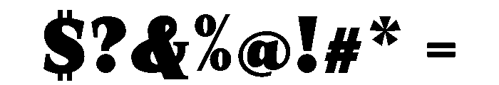 SprayBlock Semi Condensed Black Font OTHER CHARS