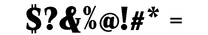 SprayBlock Semi Condensed Bold Font OTHER CHARS