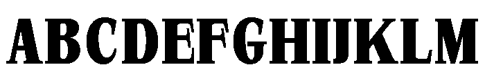 SprayBlock Semi Condensed Bold Font UPPERCASE