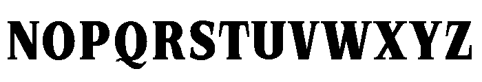 SprayBlock Semi Condensed Bold Font UPPERCASE