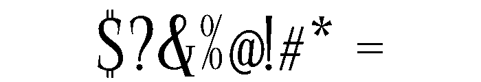 SprayBlock Semi Condensed Light Font OTHER CHARS