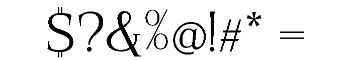 SprayBlock Semi Expanded Light Font OTHER CHARS