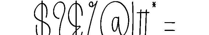 Spreading Font OTHER CHARS