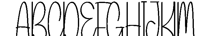 Spreading Font UPPERCASE