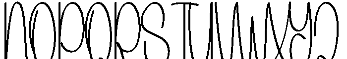 Spreading Font UPPERCASE