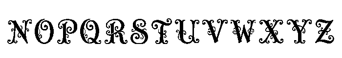 Spree Regular Font UPPERCASE