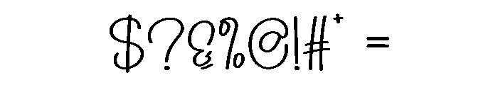 Spring Alphabet Font OTHER CHARS