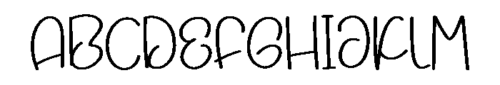 Spring Alphabet Font UPPERCASE