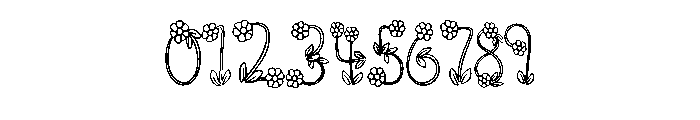 Spring Blossom By Squee Regular Font OTHER CHARS