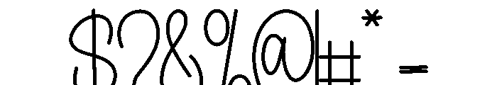 Spring Breaks Font OTHER CHARS
