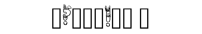 Spring Bunny Easter By  Regular Font OTHER CHARS