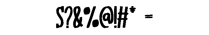 Spring Bunny Regular Font OTHER CHARS