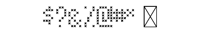 Spring Cross Stitch Font OTHER CHARS